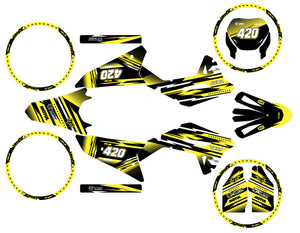 Dekor kit 50cc Vent Derapage 50cc 2023-2024 Traum | Motorradaufkleber | 50cc Personalisierung | armysctv