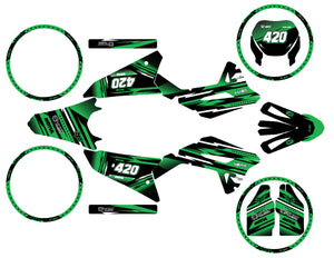 Dekor kit 50cc Vent Derapage 50cc 2023-2024 Traum | Motorradaufkleber | 50cc Personalisierung | armysctv