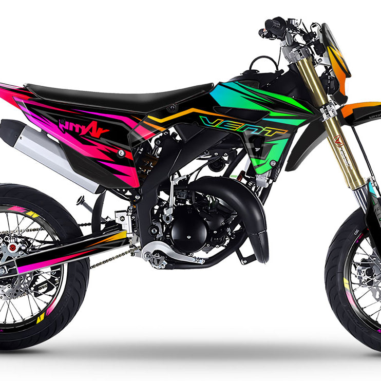 50cc Graphics kit Vent Derapage 50cc 2023-2024 Eclipse | motorcycle stickers | 50cc customization | armysctv