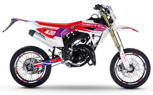 Dekor kit 50cc Vent Derapage 50cc 2023-2024 Frankreich | Motorradaufkleber | 50cc Personalisierung | armysctv