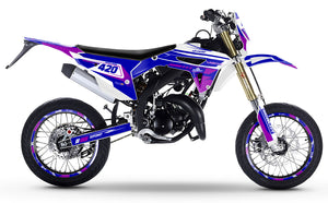 Dekor kit 50cc Vent Derapage 50cc 2023-2024 Ninesky | Motorradaufkleber | Personalisierung 50cc | armysctv