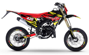 50cc Graphics kit Vent Derapage 50cc 2023-2024 Stream | motorcycle stickers | 50cc customization | armysctv