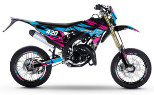 50cc Graphics kit Vent Derapage 50cc 2023-2024 Stream | motorcycle stickers | 50cc customization | armysctv