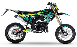 50cc Graphics kit Vent Derapage 50cc 2023-2024 Stream | motorcycle stickers | 50cc customization | armysctv