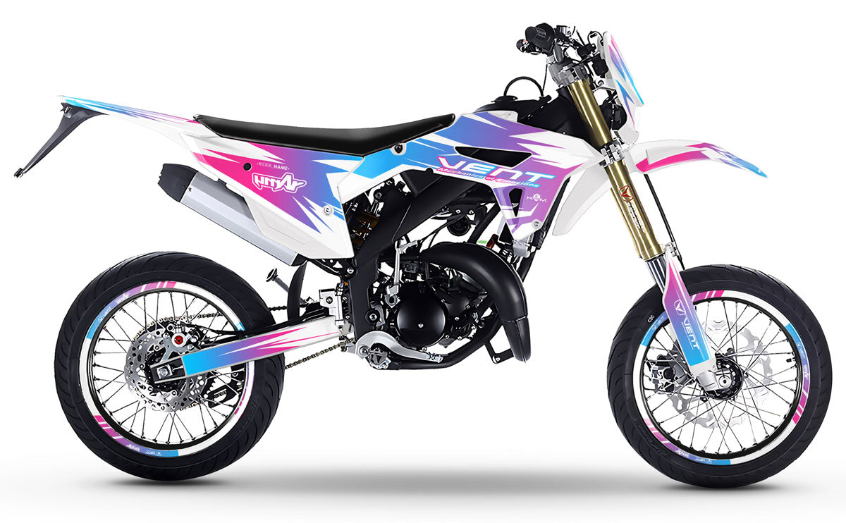 Dekor kit 50cc Vent Derapage 50cc 2023-2024 X-Fast | Motorradaufkleber | 50cc Personalisierung | armysctv