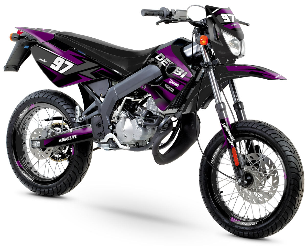 Kit déco 50cc Derbi Senda X-race/X-treme 2003-2009 Redfast | autocollants moto | personnalisation 50cc | armysctv