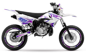 50cc Graphics kit Yamaha DT 2004-2012 Cold style | motorcycle stickers | 50cc customization | armysctv
