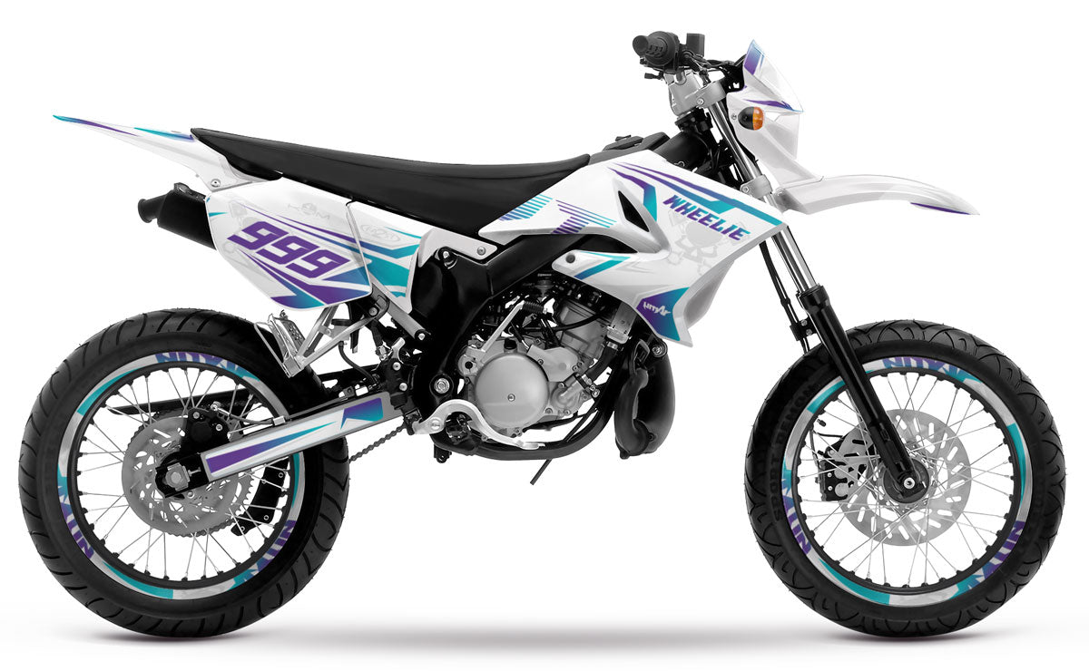 Kit pegatinas 50cc Yamaha DT 2004-2012 Estilo frío | pegatinas para moto | personalización 50cc | armysctv