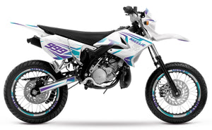 50cc Graphics kit Yamaha DT 2004-2012 Cold style | motorcycle stickers | 50cc customization | armysctv