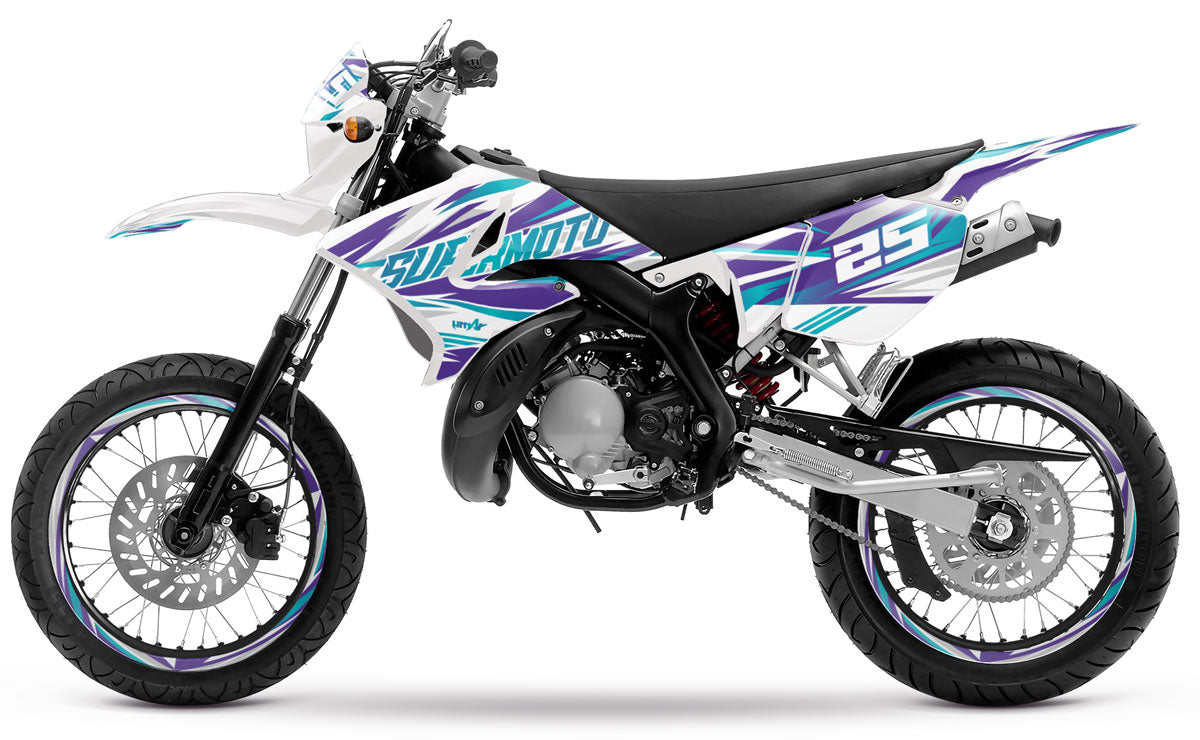 Kit déco 50cc pour Yamaha DT 2004-2012 Complexity | autocollants moto | personnalisation 50cc | armysctv