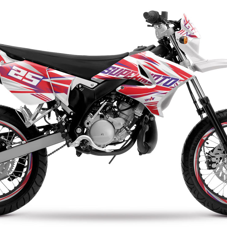 Kit pegatinas 50cc para Yamaha DT 2004-2012 Complejidad | pegatinas para moto | personalización 50cc | armysctv