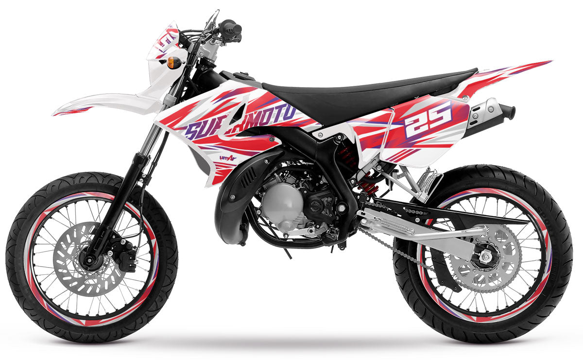 Kit pegatinas 50cc para Yamaha DT 2004-2012 Complejidad | pegatinas para moto | personalización 50cc | armysctv