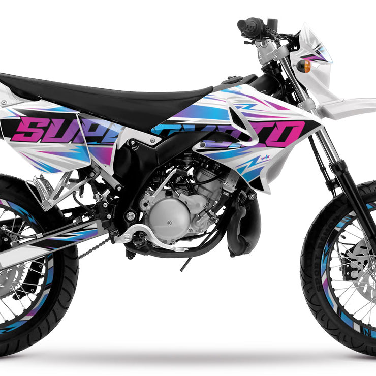 Kit pegatinas 50cc para Yamaha DT 2004-2012 Cortesía | pegatinas para moto | personalización 50cc | armysctv