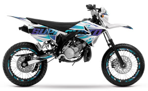50cc Graphics kit for Yamaha DT 2004-2012 Courtesy | motorcycle stickers | 50cc customization | armysctv
