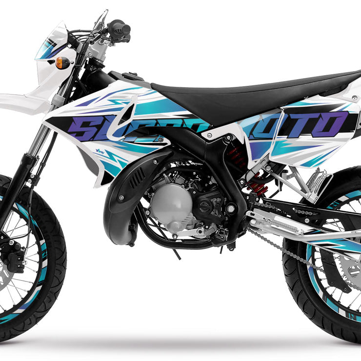 Kit pegatinas 50cc para Yamaha DT 2004-2012 Cortesía | pegatinas para moto | personalización 50cc | armysctv