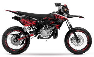 50cc Graphics kit Yamaha DT 2004-2012 Dark Cold | motorcycle stickers | 50cc customization | armysctv