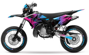 50cc Graphics kit Yamaha DT 2004-2012 Dark Fast | motorcycle stickers | 50cc customization | armysctv