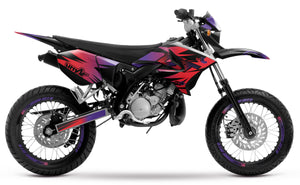 50cc Graphics kit Yamaha DT 2004-2012 Dark Fast | motorcycle stickers | 50cc customization | armysctv
