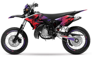 50cc Graphics kit Yamaha DT 2004-2012 Dark Fast | motorcycle stickers | 50cc customization | armysctv