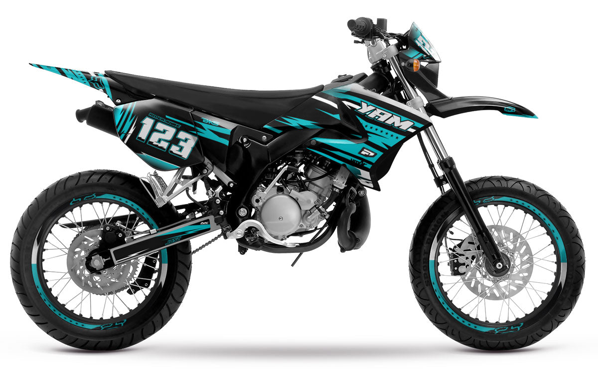 Dekor kit 50cc Yamaha 2004-2012 Army Dream | Motorradaufkleber | 50cc Personalisierung | armysctv