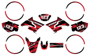 Dekor kit 50cc Yamaha 2004-2012 Army Dream | Motorradaufkleber | 50cc Personalisierung | armysctv