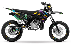 Dekor kit 50cc für Yamaha DT 2004-2012 Eclipse | Motorradaufkleber | Personalisierung 50cc | armysctv