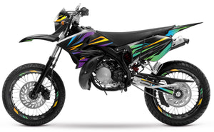 Dekor kit 50cc für Yamaha DT 2004-2012 Eclipse | Motorradaufkleber | Personalisierung 50cc | armysctv