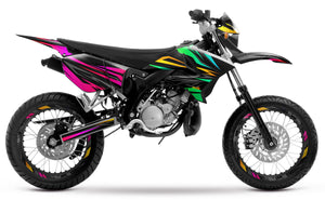 Dekor kit 50cc für Yamaha DT 2004-2012 Eclipse | Motorradaufkleber | Personalisierung 50cc | armysctv