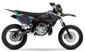 Dekor kit 50cc für Yamaha DT 2004-2012 Eclipse | Motorradaufkleber | Personalisierung 50cc | armysctv