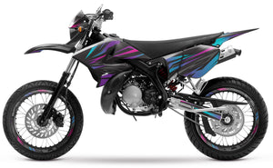 Dekor kit 50cc für Yamaha DT 2004-2012 Eclipse | Motorradaufkleber | Personalisierung 50cc | armysctv
