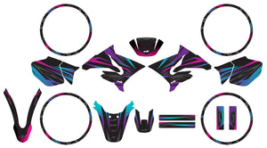 Dekor kit 50cc für Yamaha DT 2004-2012 Eclipse | Motorradaufkleber | Personalisierung 50cc | armysctv