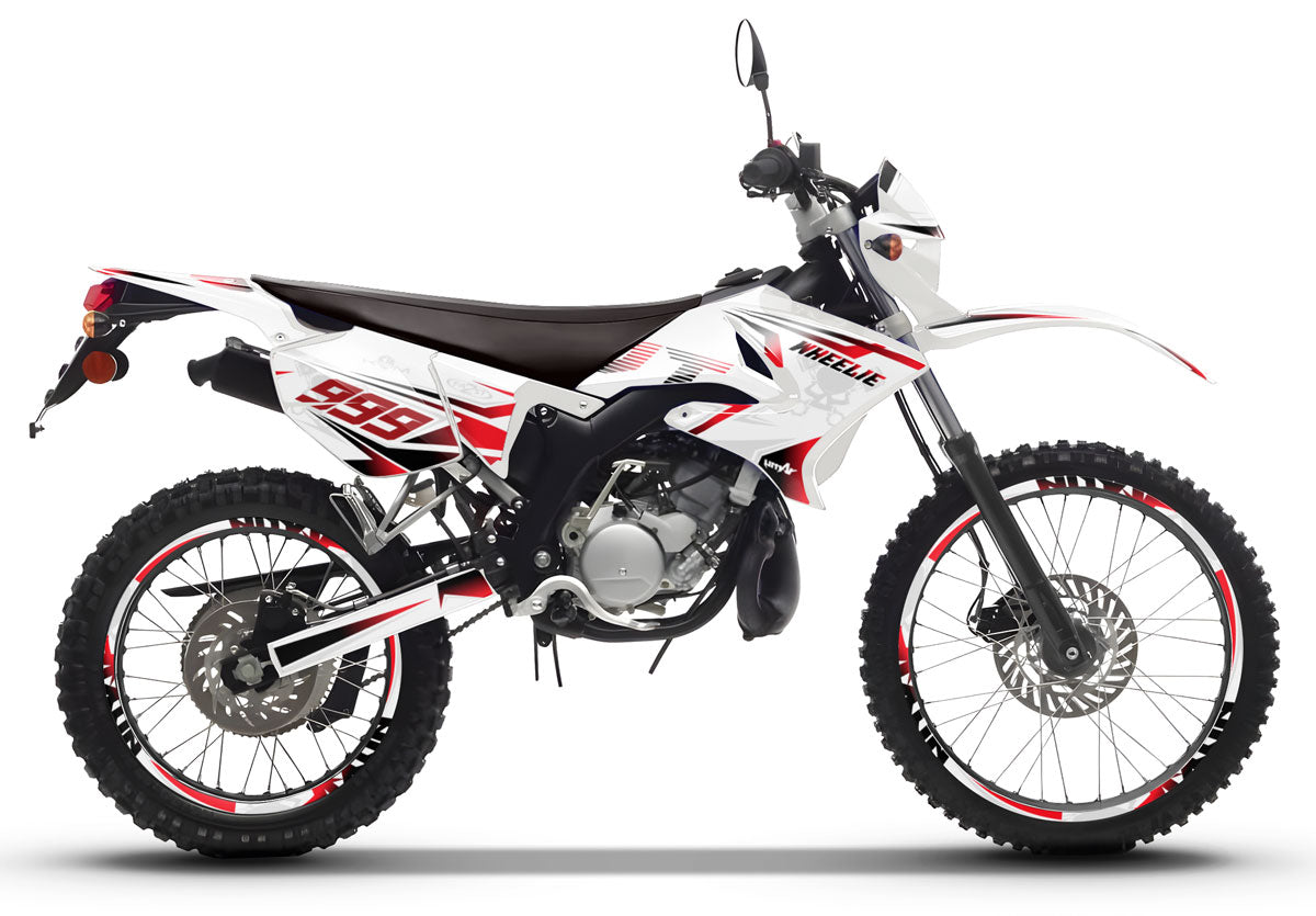 Kit déco Yamaha DT-R 50cc 2004-2012 Cold Style | autocollants moto | personnalisation 50cc | armysctv