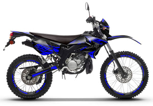Kit pegatinas Yamaha DT-R 50cc 2004-2012 Oscuro Frío | pegatinas para moto | personalización 50cc | armysctv