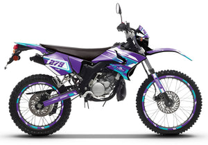 Dekor kit Yamaha DT-R 50cc 2004-2012 Ninesky | Motorradaufkleber | Personalisierung 50cc | armysctv
