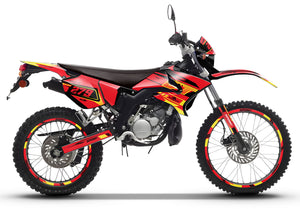 Dekor kit Yamaha DT-R 50cc 2004-2012 Ninesky | Motorradaufkleber | Personalisierung 50cc | armysctv