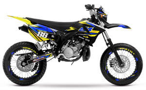 Dekor kit 50cc Yamaha DT 2004-2012 Army Finder | Motorradaufkleber | Personalisierung 50cc | armysctv