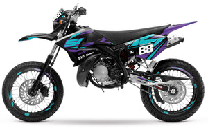 Dekor kit 50cc Yamaha DT 2004-2012 Army Finder | Motorradaufkleber | Personalisierung 50cc | armysctv