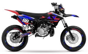 Dekor kit 50cc Yamaha DT 2004-2012 Army Finder | Motorradaufkleber | Personalisierung 50cc | armysctv