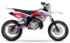 Kit déco 50cc Yamaha DT 2004-2012 France | autocollants moto | personnalisation 50cc | armysctv