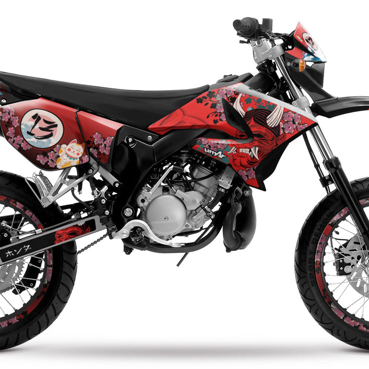 Kit pegatinas 50cc Yamaha DT 2004-2012 Arigato | pegatinas para moto | personalización 50cc | armysctv
