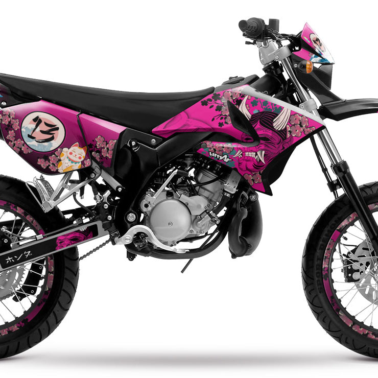 Kit pegatinas 50cc Yamaha DT 2004-2012 Arigato | pegatinas para moto | personalización 50cc | armysctv