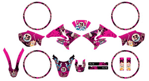 Kit déco 50cc Yamaha DT 2004-2012 Arigato | autocollants moto | personnalisation 50cc | armysctv