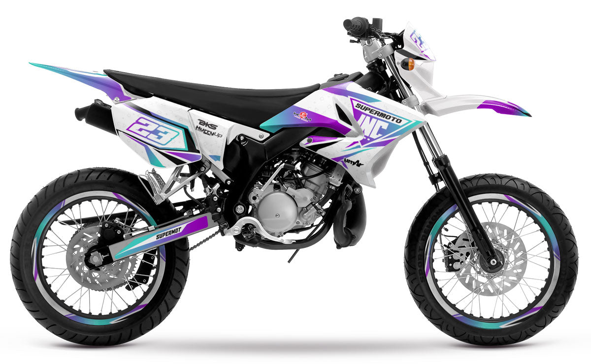 Kit pegatinas 50cc Yamaha DT 2004-2012 Lys | pegatinas para moto | personalización 50cc | armysctv
