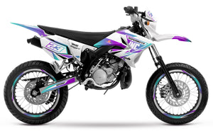 Deko-sett 50cc Yamaha DT 2004-2012 Lys | motorsykkelklistremerker | tilpasning 50cc | armysctv
