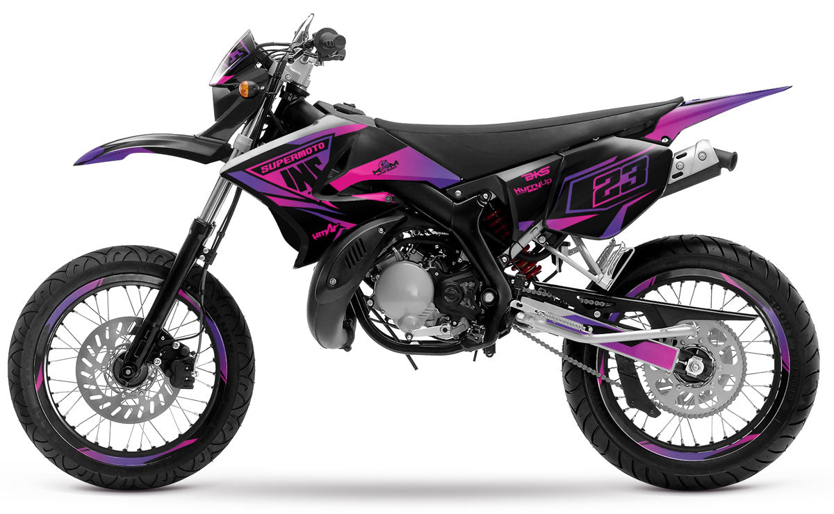 Kit pegatinas 50cc Yamaha DT 2004-2012 Lys | pegatinas para moto | personalización 50cc | armysctv