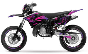 Deko-sett 50cc Yamaha DT 2004-2012 Lys | motorsykkelklistremerker | tilpasning 50cc | armysctv