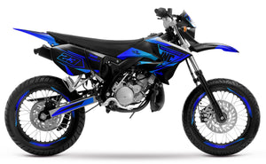 Deko-sett 50cc Yamaha DT 2004-2012 Lys | motorsykkelklistremerker | tilpasning 50cc | armysctv