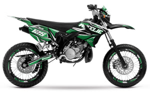 Kit pegatinas 50cc Yamaha DT 2004-2012 MX Sky | pegatinas para moto | personalización 50cc | armysctv