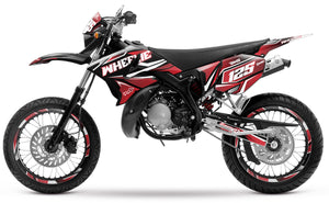 Kit pegatinas 50cc Yamaha DT 2004-2012 MX Sky | pegatinas para moto | personalización 50cc | armysctv