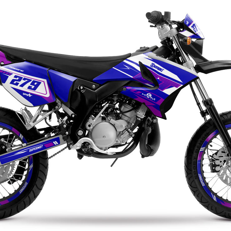 Kit pegatinas 50cc Yamaha DT 2004-2012 Skynine | pegatinas para moto | personalización 50cc | armysctv